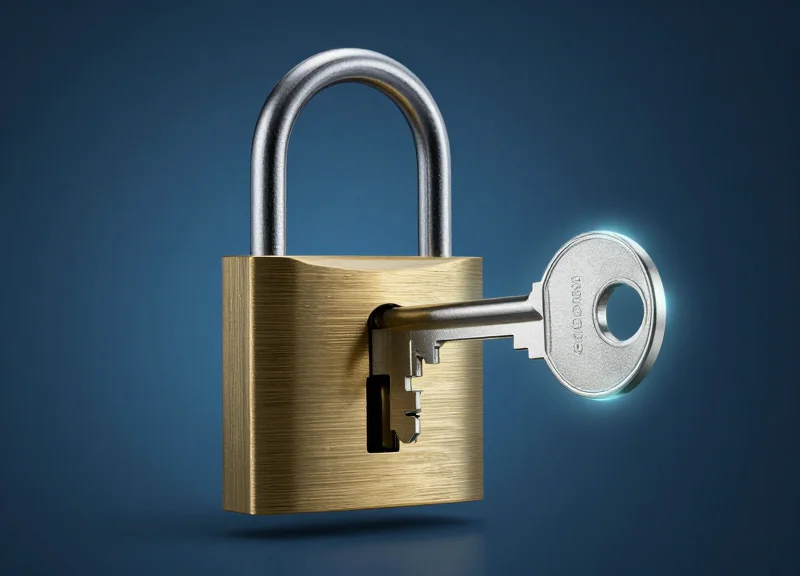 Conceptual art representing the evolution from traditional security tags to advanced smart technology.