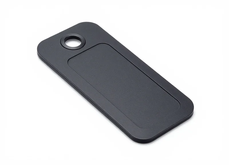 A high-precision non-damaging security tag designed for micro-items, shown on a clean white background.