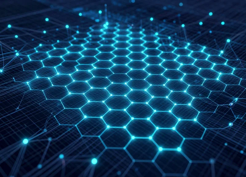 Conceptual high-precision detection field for security.