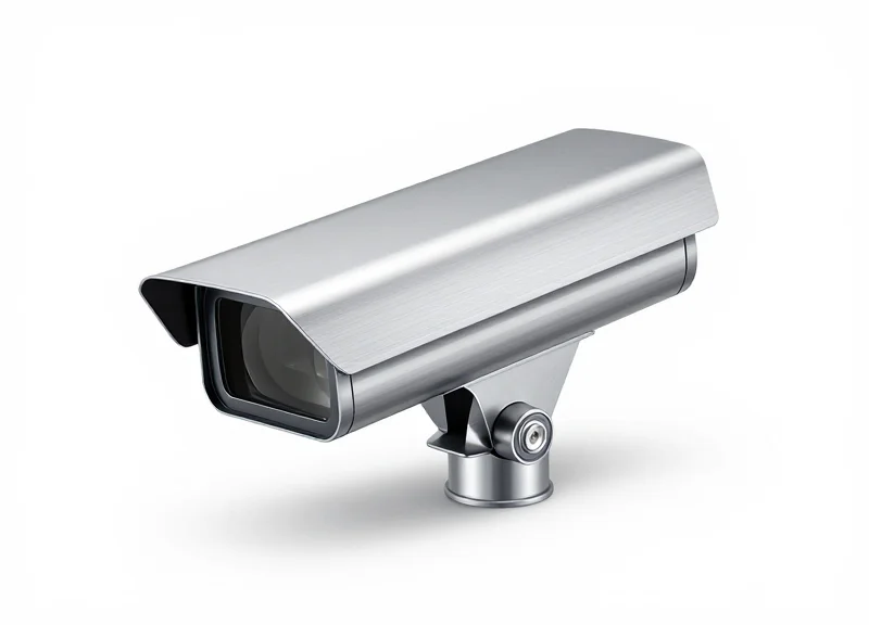 Professional shot of a high-performance EAS antenna pedestal on a white background.