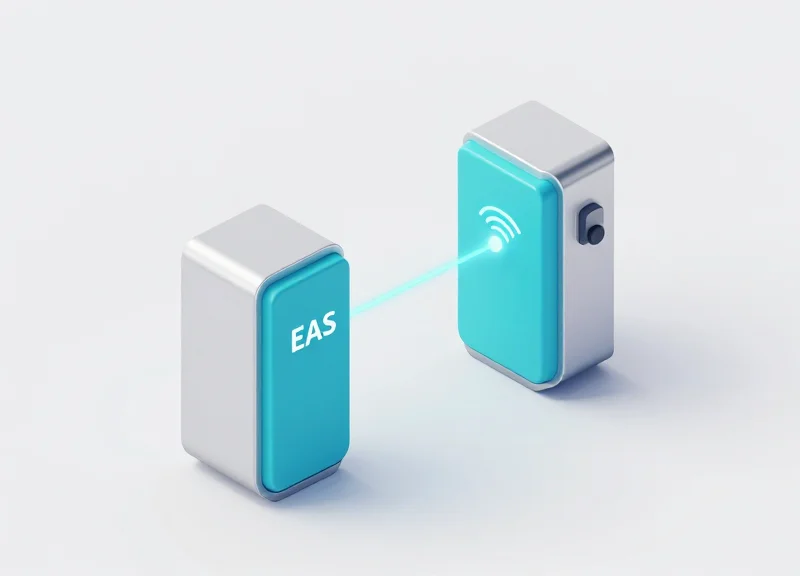 Isometric 3D view of a hybrid security portal integrating different sensor technologies.