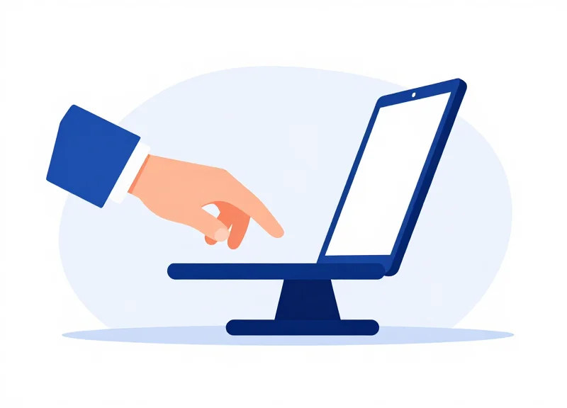 A conceptual illustration showing the seamless interaction between a customer and a secured device.