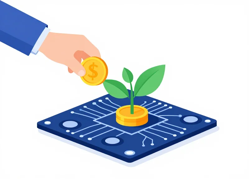 Abstract vector art representing the long-term value and growth of modern security investment.