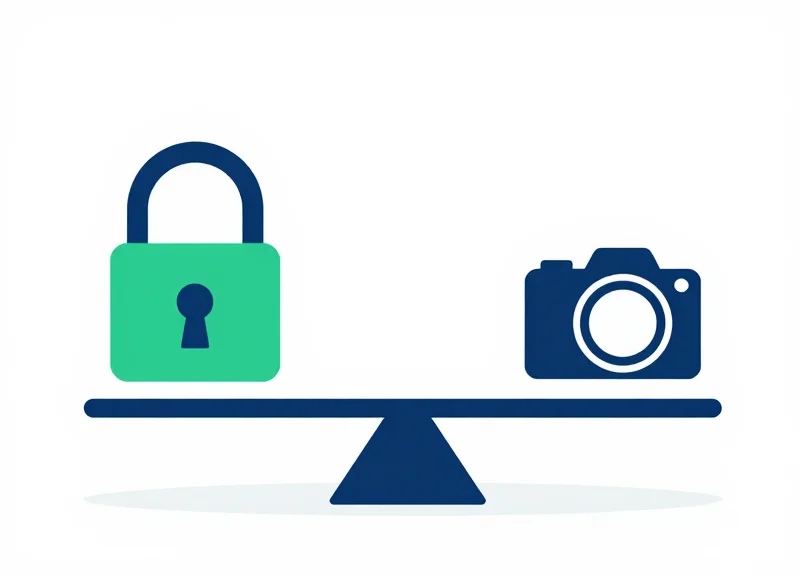 Illustration representing the balance between theft prevention and maintaining resale value.