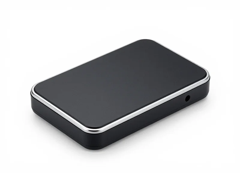 A sleek, professional EAS deactivation pad for retail security tags on a pure white background.