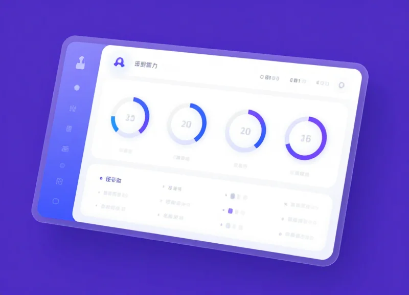 Modern system diagnostics dashboard interface for monitoring deactivators.