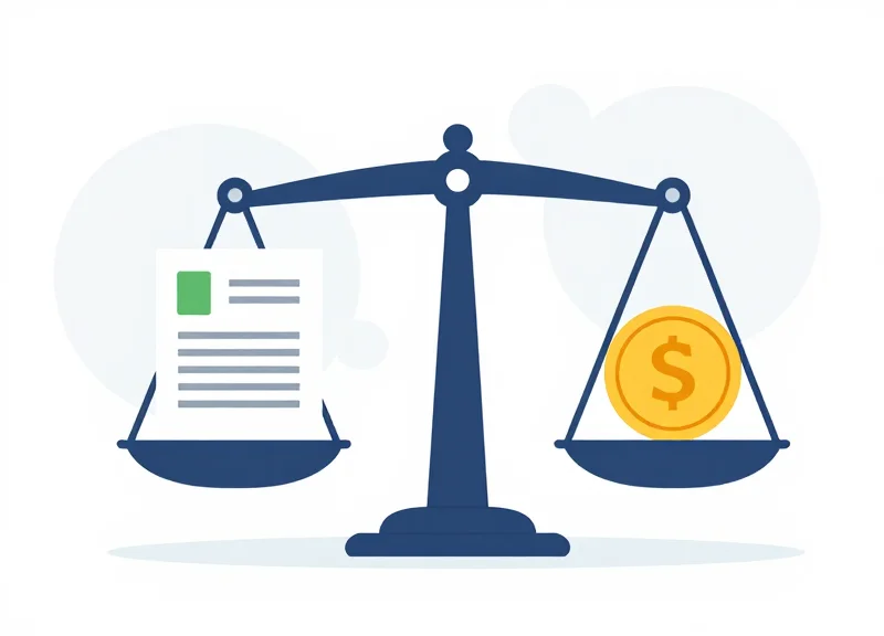 A flat vector illustration representing the balance between rental costs and long-term capital investment.
