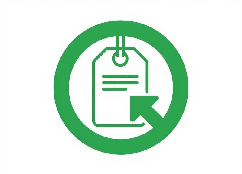 Abstract illustration representing the recycling and reuse of retail security tags.