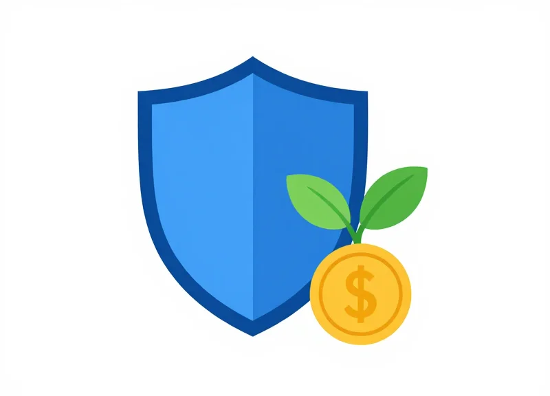 Conceptual illustration representing security and return on investment.