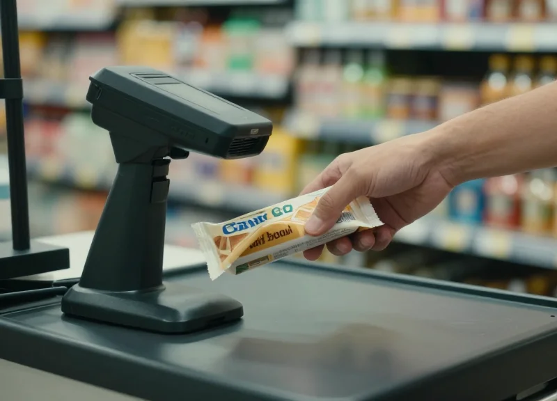 Efficient retail checkout process with a customer and a scanner