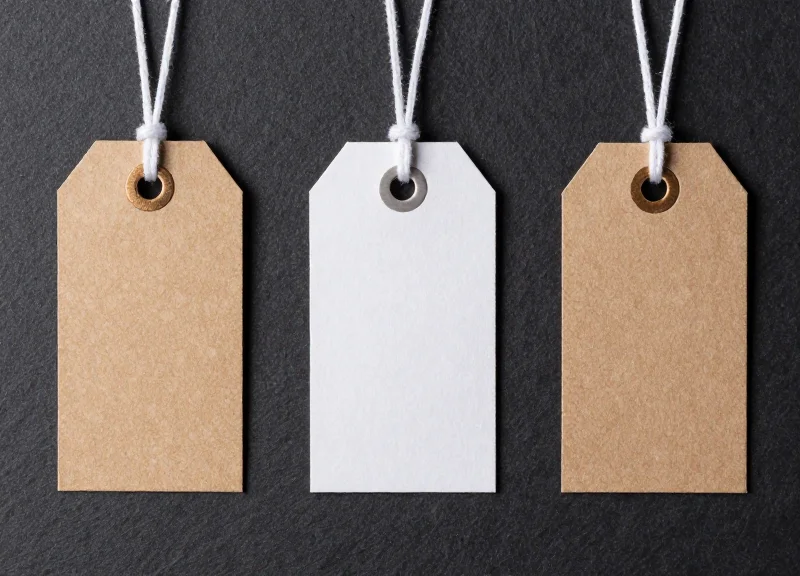 A side-by-side comparison of three different wine security tags representing RF, AM, and RFID technologies.