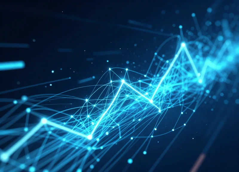 Abstract visualization of high-speed data protocols and light trails representing 2-second command speeds.