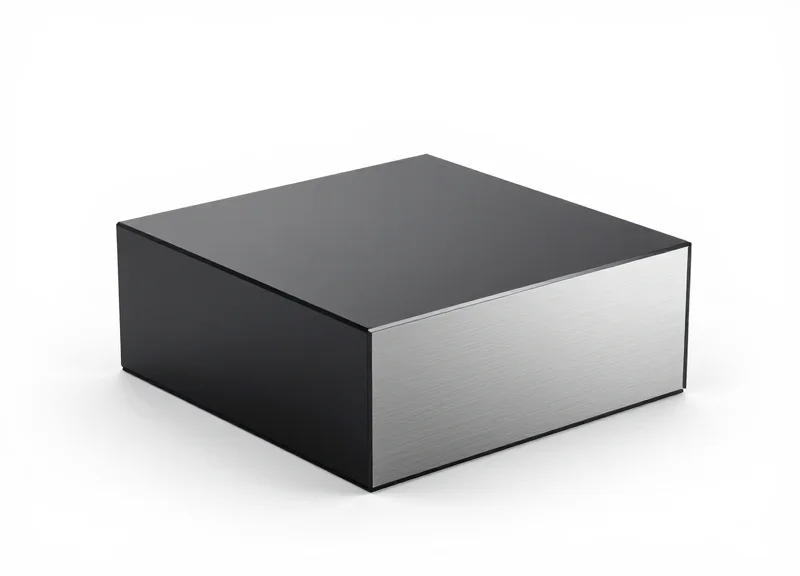 A sleek, modern Acousto-Magnetic (AM) security pedestal with a transparent acrylic finish.