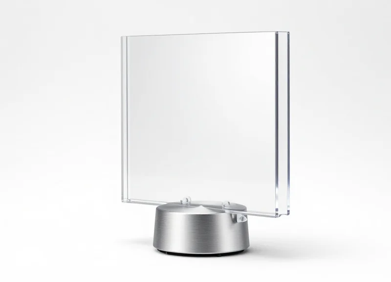 A high-quality refurbished EAS antenna with a polished acrylic and metal finish on a white background.
