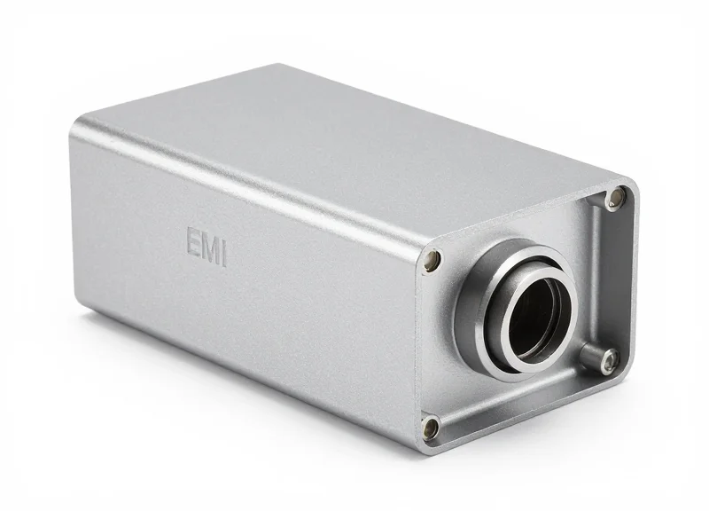 A professional-grade EMI shielding component for retail security systems on a clean white background.