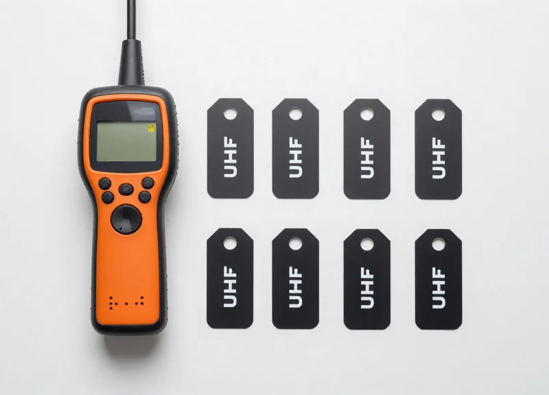 Professional arrangement of RFID handheld readers and tags