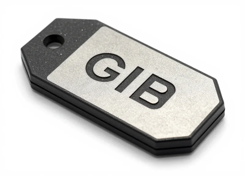 A rugged, high-temperature resistant metal-mount RFID tag designed for industrial use.