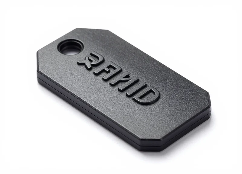 High-durability industrial RFID tag designed for hazardous environment tracking.