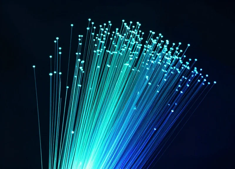 Abstract data visualization showing cloud-based library analytics and resource optimization.