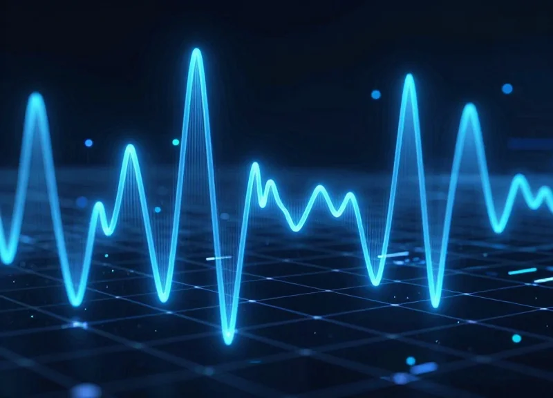Visual representation of smooth, uninterrupted wireless signal waves.