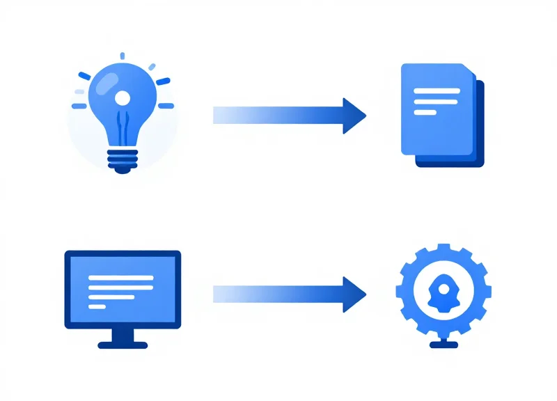 A conceptual illustration showing the transition from old tracking methods to a digital, glowing RFID future.