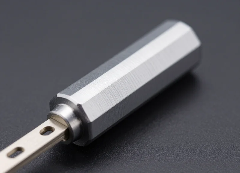 Close-up of a rugged, industrial-grade RFID antenna housing