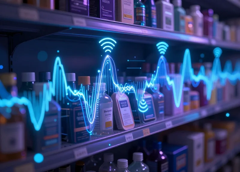 RFID connectivity in a futuristic retail environment