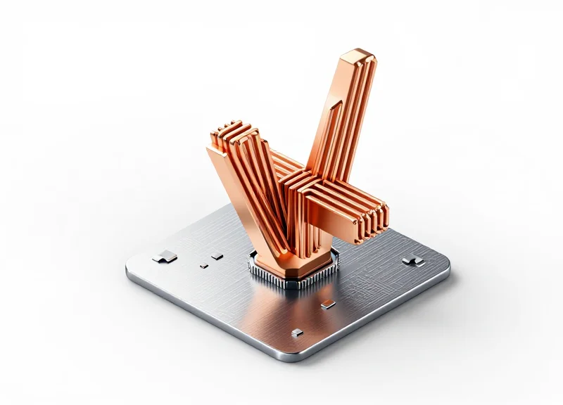 Isometric 3D model of an advanced antenna geometry for metal mounting.