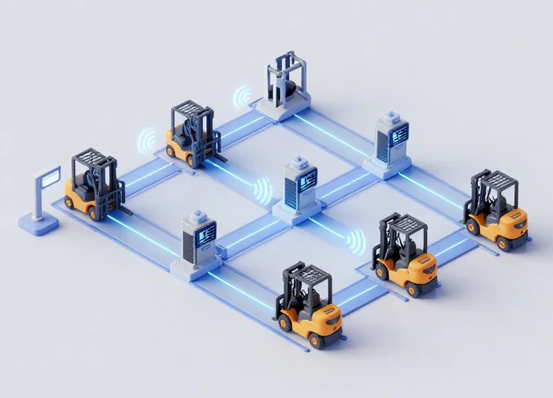 Optimizing Signal Accuracy: How to Prevent Cross-Reading in High-Density RFID Forklift Lanes