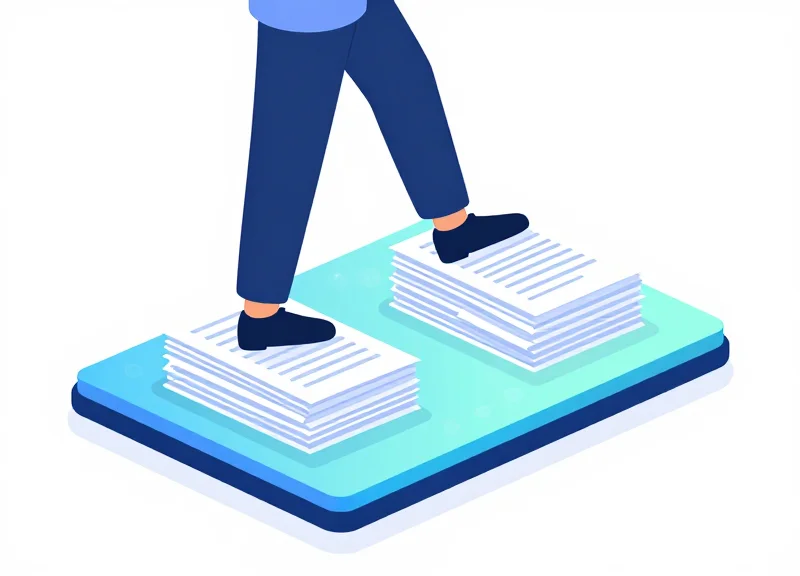 Flat vector illustration showing the transition from old paper scrolls to modern digital screens representing the evolution of standards.