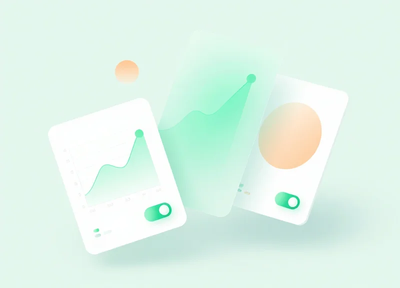 An abstract UI dashboard for bakery inventory and pricing management