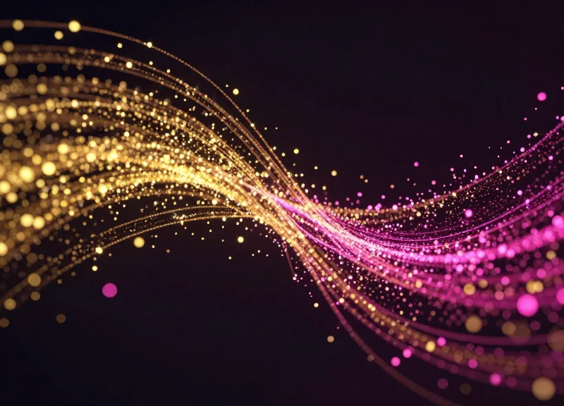 Abstract visualization of vibrant color pixels and digital clarity.