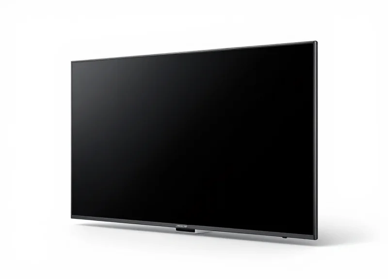 A sleek, bezel-less digital display for luxury spas featuring a minimalist frame and high-resolution screen.