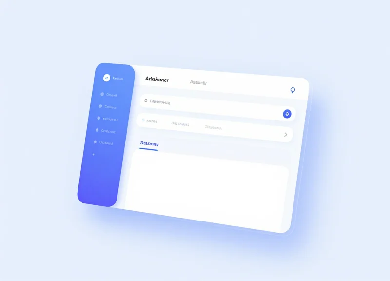 An abstract user interface representing veterinary practice management system integration.