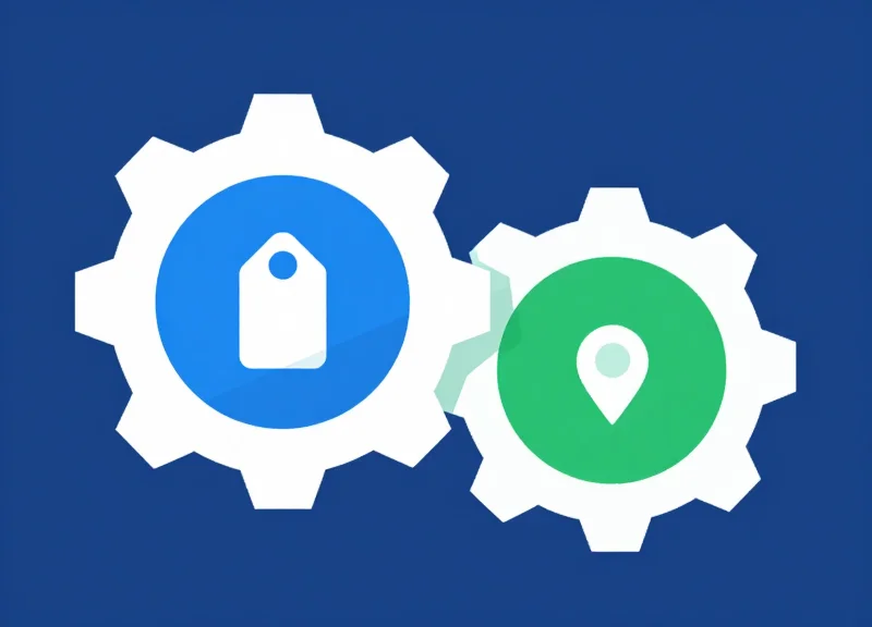 Abstract illustration of two digital systems merging into a unified flow.
