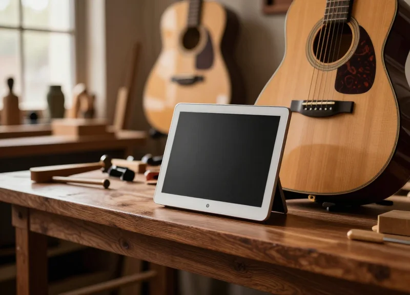 Selecting the Best ESL for High-End Luthier Shops: A Selection Guide for Balancing Aesthetics and Real-Time Heritage Display