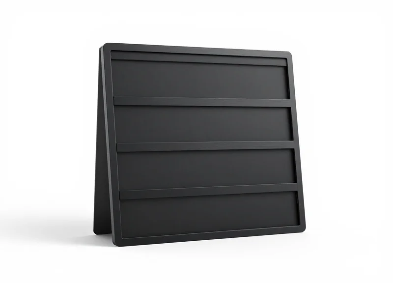 A high-end electronic shelf label on a clean white background