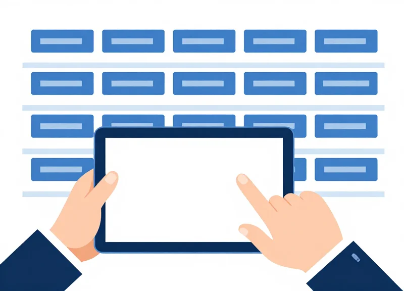 Flat vector illustration representing rapid price updates across a retail network.