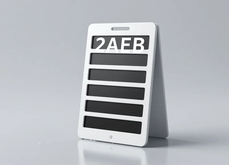 A ruggedized freezer-ready ESL displayed on a clean background.